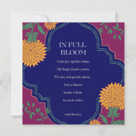 In Full Bloom Feestdagenkaart