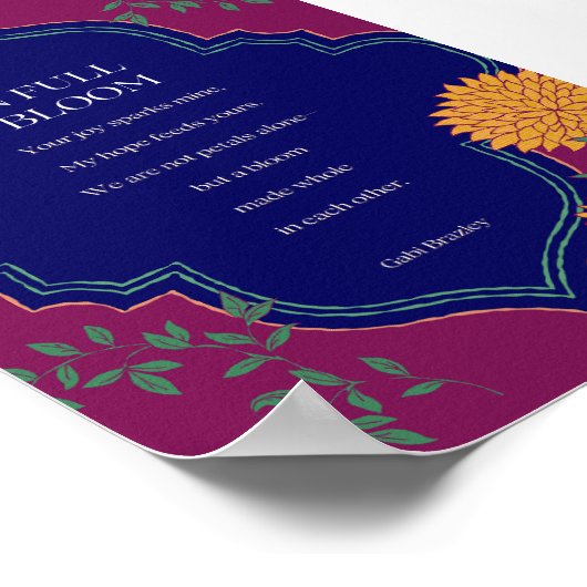 In Full Bloom Poster (Hoek)