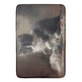 In Fun Black en White Kitten Badmat (Voorkant Verticaal)