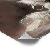 In Fun Black en White Kitten Poster (Hoek)