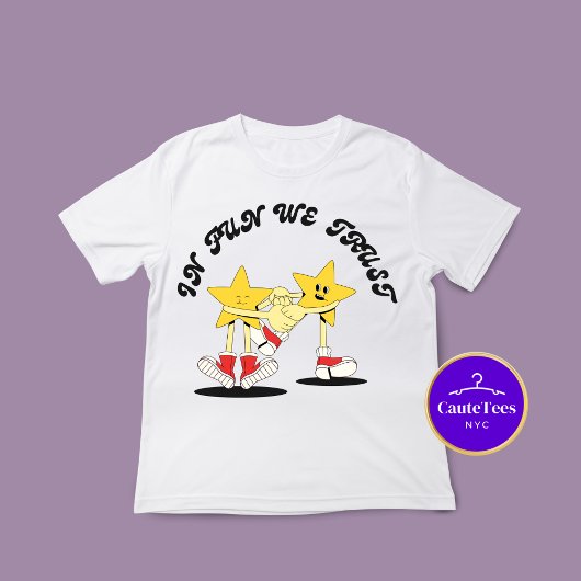 In Fun We Trust Retro Graphic T-shirt