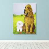 In functie canvas afdruk (Insitu (Houten vloer))