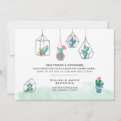 In Garden Cacti hebben we een nieuw adres verplaat Aankondiging (Achterkant)