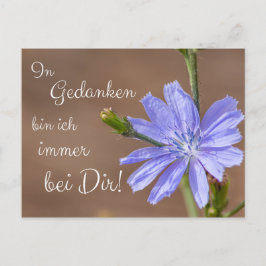 In Gedanken bin ich immer bei Dir! Briefkaart