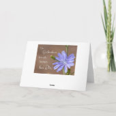 In Gedanken bin ich immer bei Dir! Kaart (Achterkant)