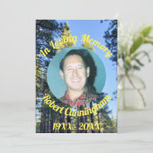 In Gedenkenis Bos Herdenkingskaart Kaart (Staand voorkant)