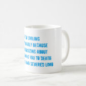 (In)geestelijke gezondheid als ik lach is het omda Koffiemok (Voorkant rechts)