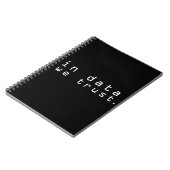 In gegevens vertrouwen we notitieboek (Linkerzijde)