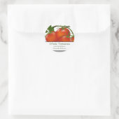 In gehele tomaten ronde sticker (Tas)
