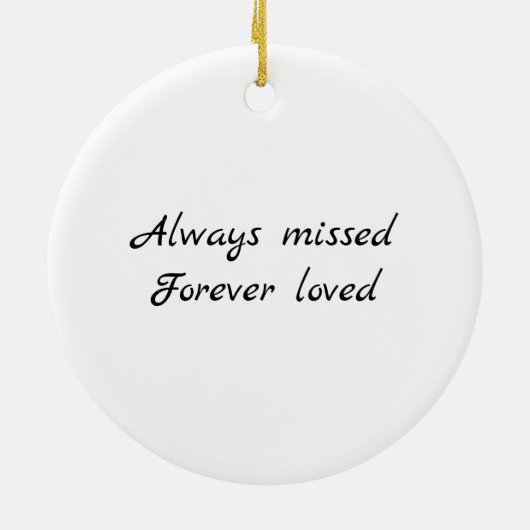 In geheugen keramisch ornament (Achterkant)