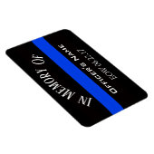 IN GEHEUGEN VAN FALLEN OFFICER THIN BLUE LINE MAGN MAGNEET (Rechterzijde)