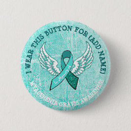 In geheugen van MG Warrior Awareness Ribbon Button