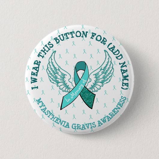 In geheugen van MG Warrior Awareness Ribbon Button (Voorkant)