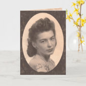 In Geheugen van Moeder Kaart (Gele Bloem)