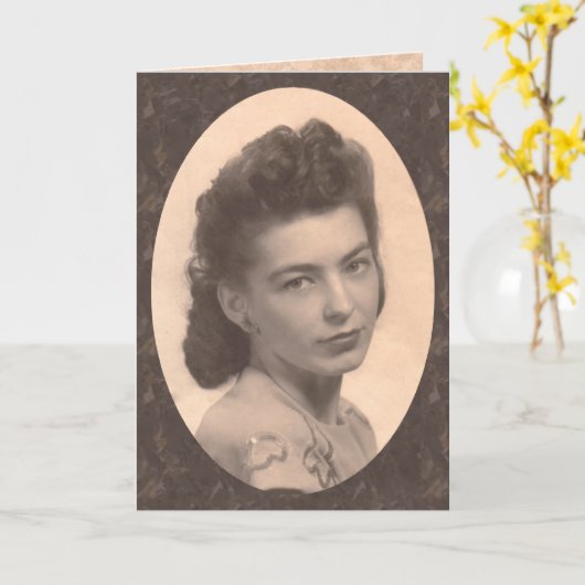 In Geheugen van Moeder Kaart (Gele Bloem)