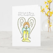 In Geheugen van Uw Dochter op de Kaart van het (Gele Bloem)