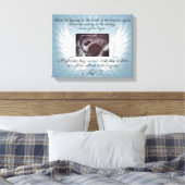 In Geheugen van verlies baby Canvas Print (Insitu (Slaapkamer))
