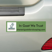 IN geit we vertrouwen bumpersticker (Op auto)