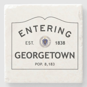 In Georgetown Marble Onderzetter Stone Onderzetter