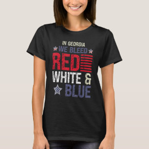 In Georgië brachten we op 4 juli rood wit en blauw T-shirt