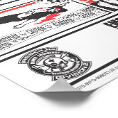 IN GEVAL VAN ZOMBIE-AANSLAG POSTER (Hoek)