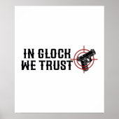In Glock vertrouwen we Poster (Voorkant)