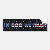 IN GOD TRUST-3 BUMPERSTICKER (Voorkant)