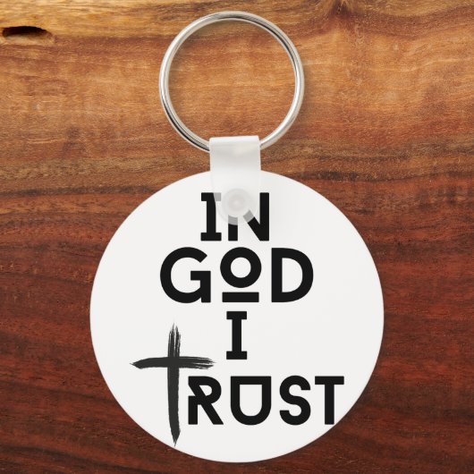 In God vertrouw ik Sleutelhanger (Voorkant)
