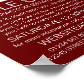 In God vertrouwen, Crucifix, Christelijke Bijbelkl Poster (Hoek)