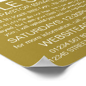 In God vertrouwen, Crucifix, Christelijke Bijbelkl Poster (Hoek)