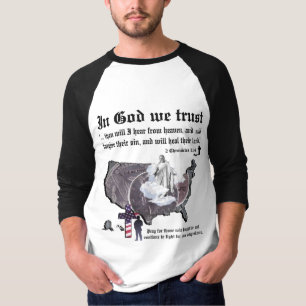 IN GOD VERTROUWEN WE - 2 Chronicles 7:14 T-shirt
