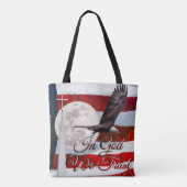 In God vertrouwen we Canvas tas (Achterkant)