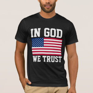 IN GOD VERTROUWEN WE CHRISTELIJKE T-SHIRS T-SHIRT