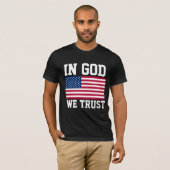 IN GOD VERTROUWEN WE CHRISTELIJKE T-SHIRS T-SHIRT (Voorkant volledig)