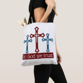 In God vertrouwen we, Crucifix Tote Bag (Dichtbij)