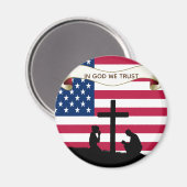 In God vertrouwen we dat we snuffelen over de maat Magneet (Voorkant / Achterkant)