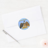 In God vertrouwen we Eagle Sticker (Envelop)