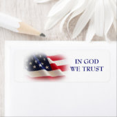 IN GOD VERTROUWEN WE ETIKET (Insitu)