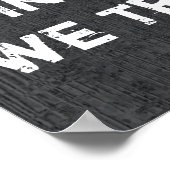 In God vertrouwen we - Kunst Poster (Hoek)