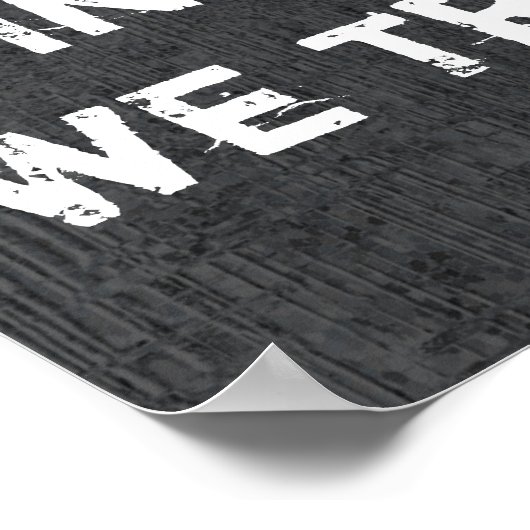 In God vertrouwen we - Kunst Poster (Hoek)