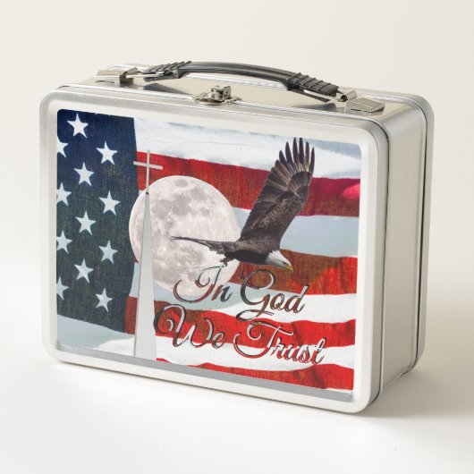 In God vertrouwen we Lunchbox (Voorkant)