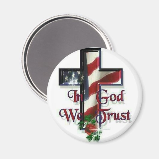 In God vertrouwen we Magneet (Voorkant / Achterkant)