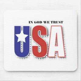 In God vertrouwen we mousepad Muismat