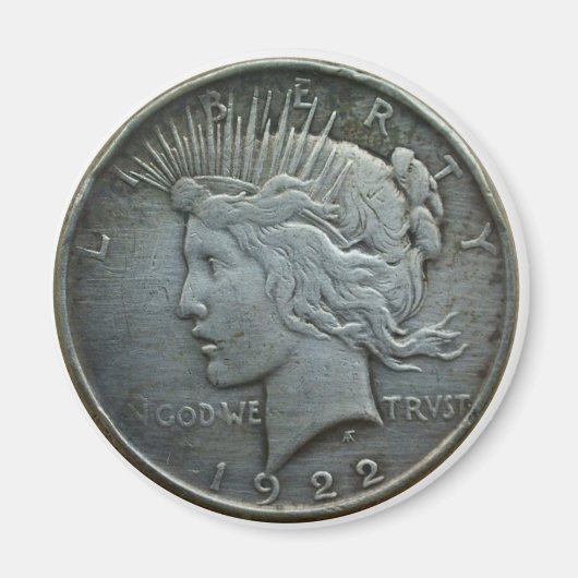 In GOD vertrouwen we - Munten uit 1922 Magneet (Voorkant)