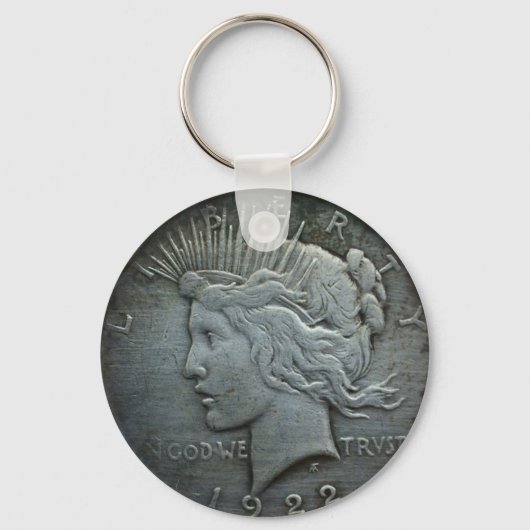 In GOD vertrouwen we - Munten uit 1922 Sleutelhanger (Voorkant)