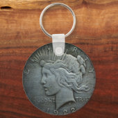 In GOD vertrouwen we - Munten uit 1922 Sleutelhanger (Voorkant)