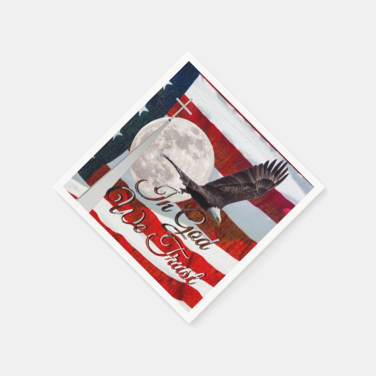 In God vertrouwen we op papieren servetten (Hoek)