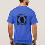 In God vertrouwen we op Trump T-shirt (Achterkant)