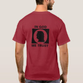 In God vertrouwen we op Trump T-shirt (Achterkant)
