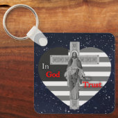 In God vertrouwen we Sleutelhanger (Voorkant)